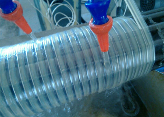 380V 10T लचीली सर्पिल नली प्लास्टिक पाइप बनाने की मशीन
