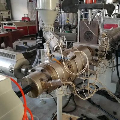 एबीबी 110 मिमी सिंगल स्क्रू पीपी पीई प्लास्टिक पाइप बनाने की मशीन